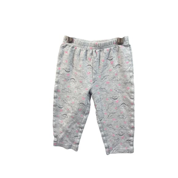 Just‎ One You By Carters Baby Girls 12M Gray Printed Leggings - Picture 1 of 6